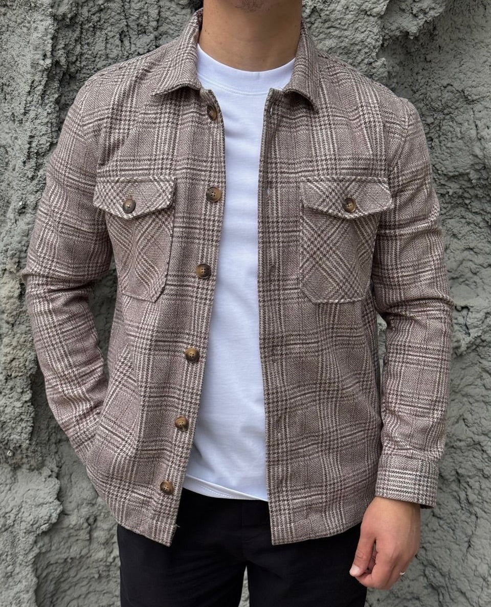 Men's classic versatile thick shirt jacket