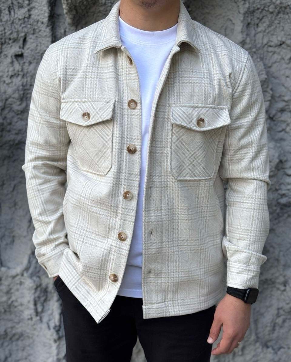 Men's classic versatile thick shirt jacket