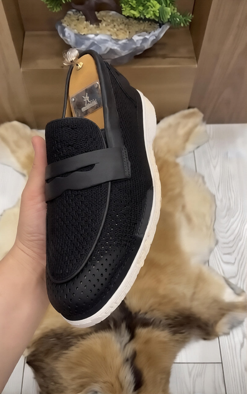 Men's mesh breathable slip-on shoes