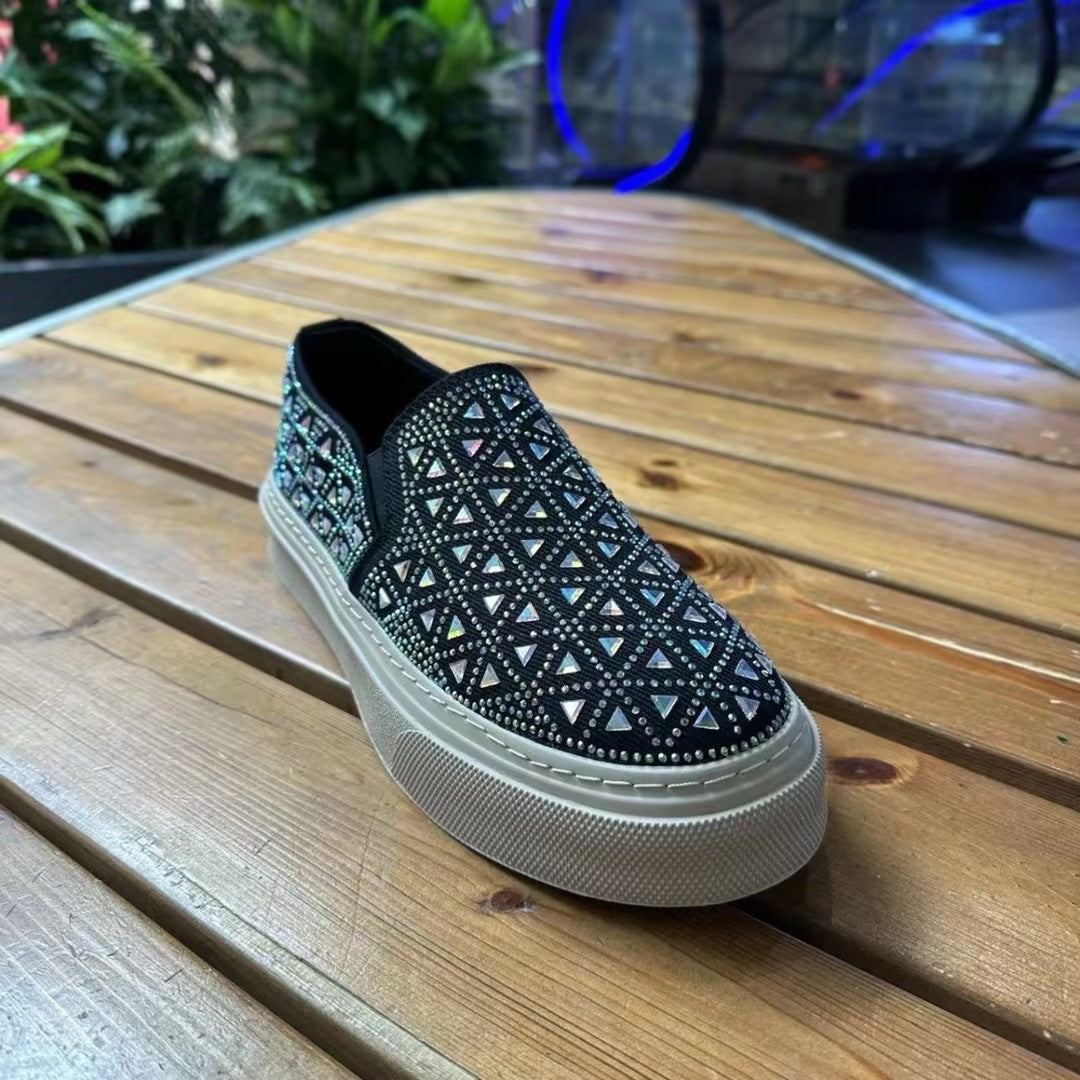 Men's Rhinestone Slip-on Comfort Shoes