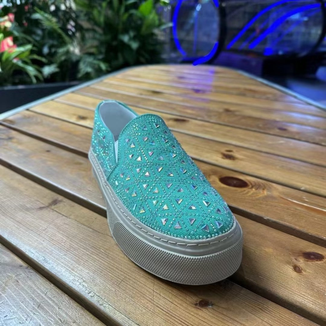 Men's Rhinestone Slip-on Comfort Shoes