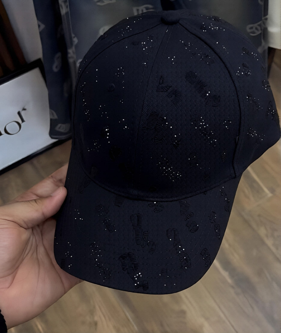Understated yet dazzling baseball cap