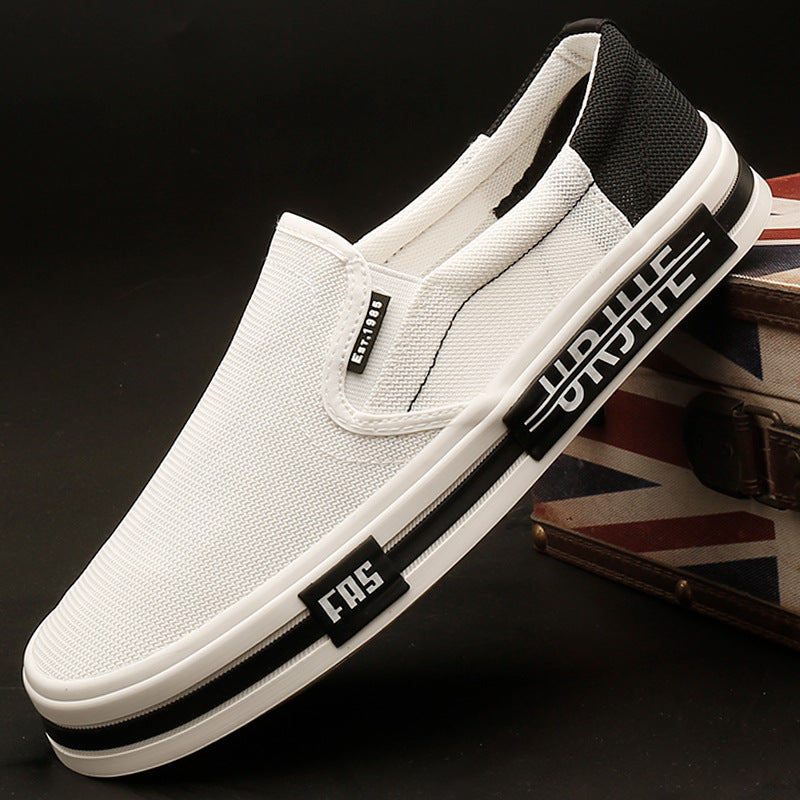 Men's breathable mesh slip-on casual shoes