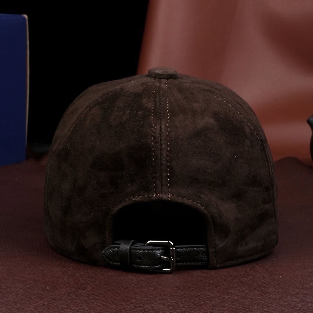 Genuine Leather Luxury Baseball Cap