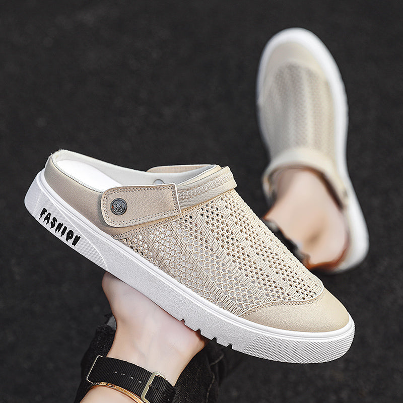 Men's mesh breathable slip-on shoes