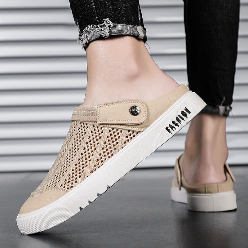 Men's mesh breathable slip-on shoes