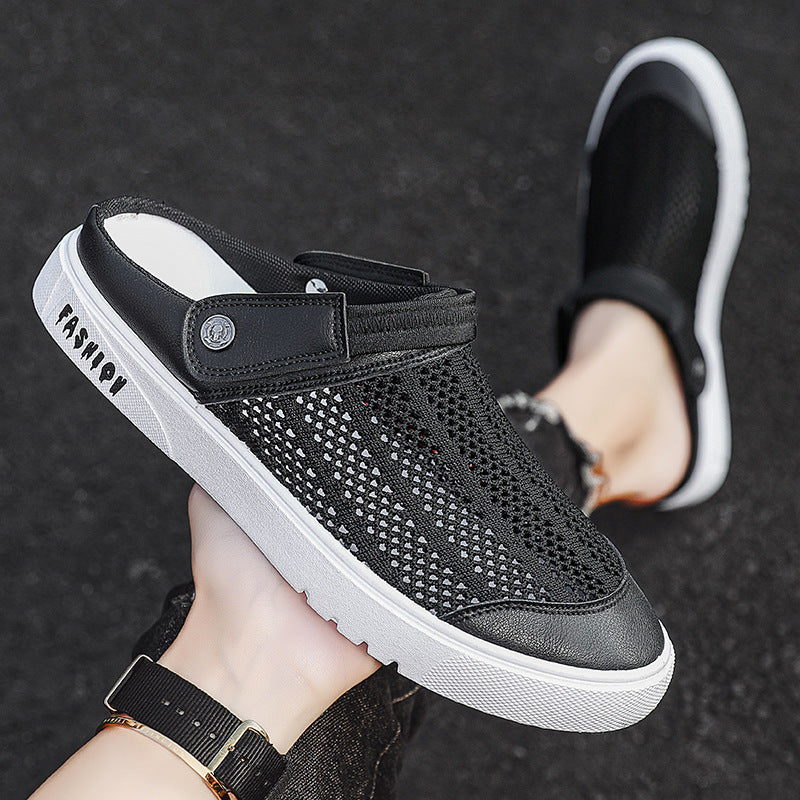 Men's mesh breathable slip-on shoes
