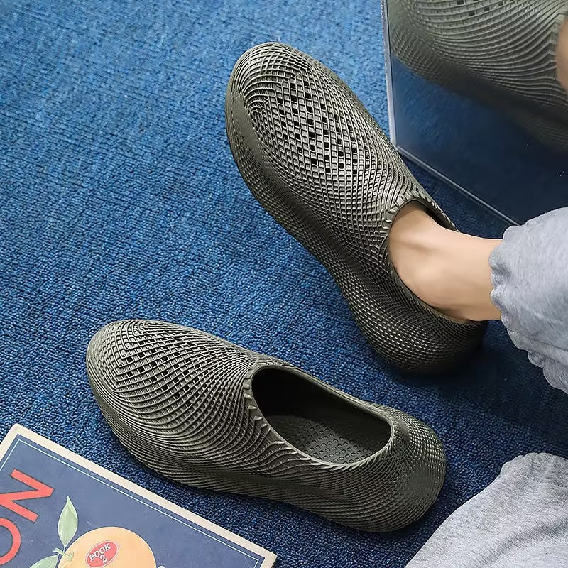 Men's breathable thick-soled casual shoes