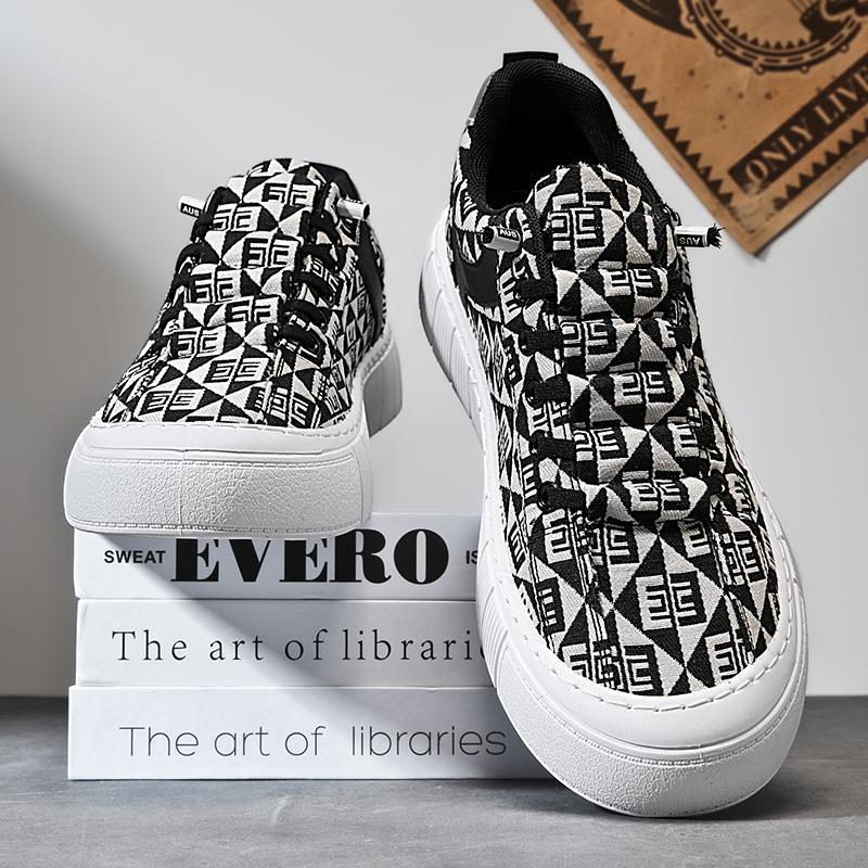 Men's Printed Casual Slip-on Shoes