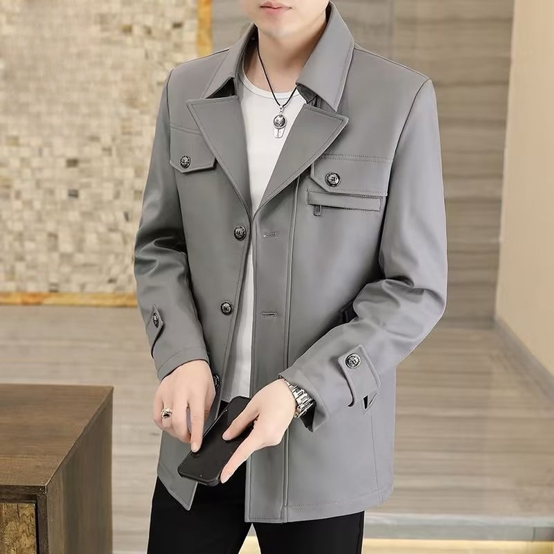 Men's classic casual jacket