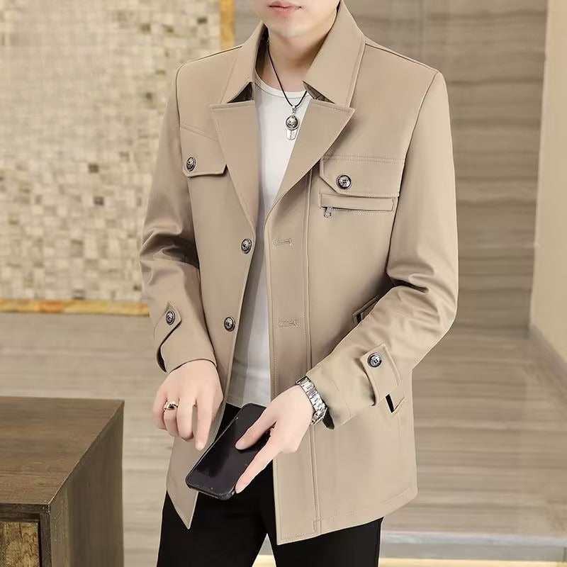 Men's classic casual jacket