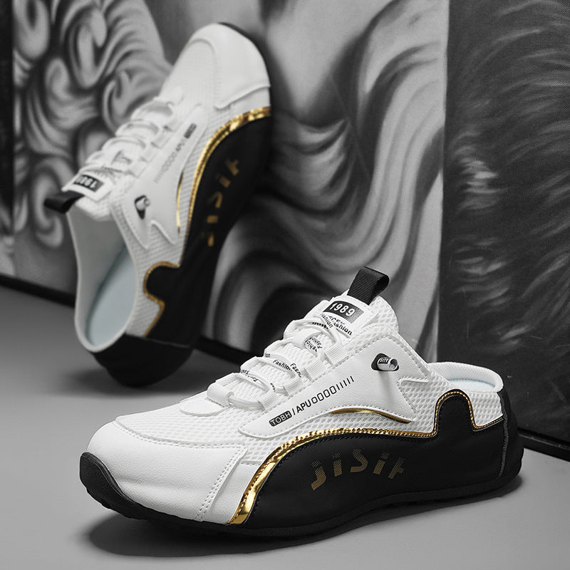 Men's casual air-cushioned soft-soled slip-on shoes