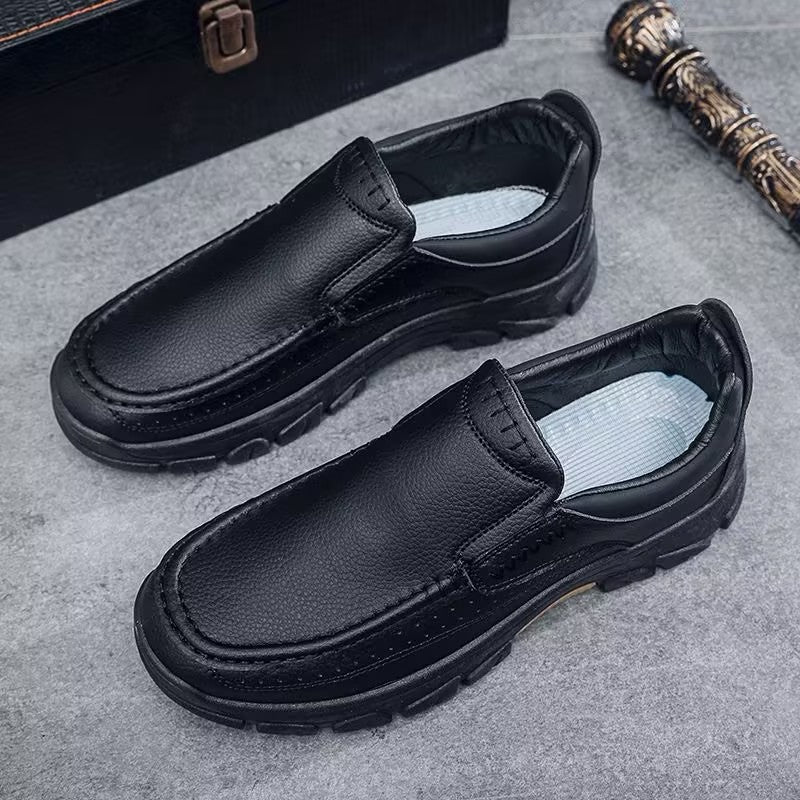 Men's high-quality slip-on leather shoes