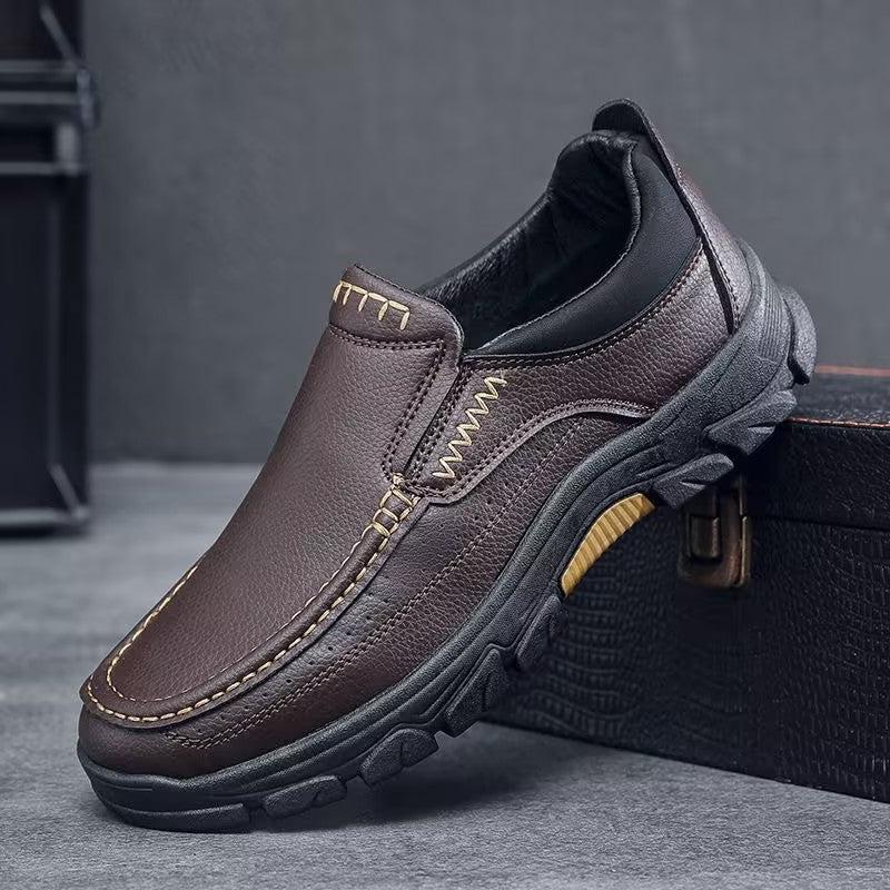 Men's high-quality slip-on leather shoes