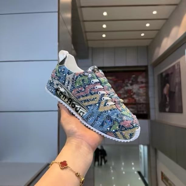 Men's Rhinestone Slip-on Shoes
