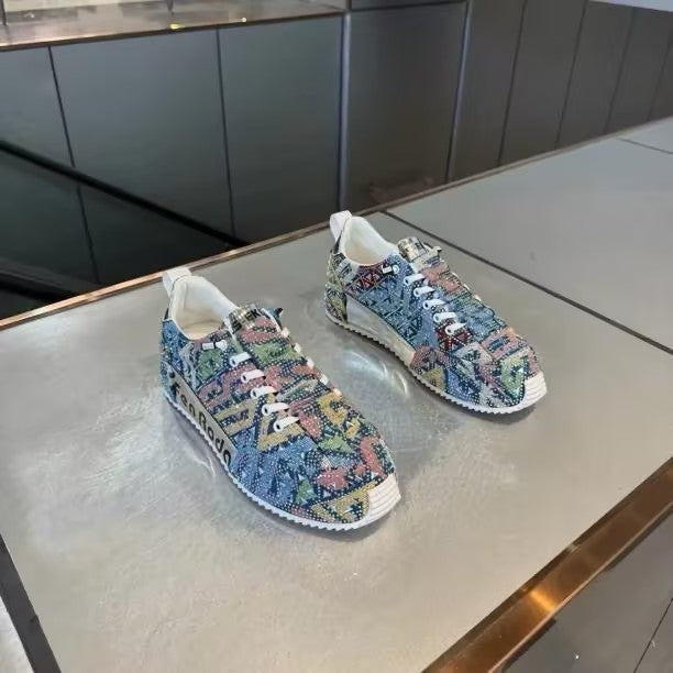 Men's Rhinestone Slip-on Shoes