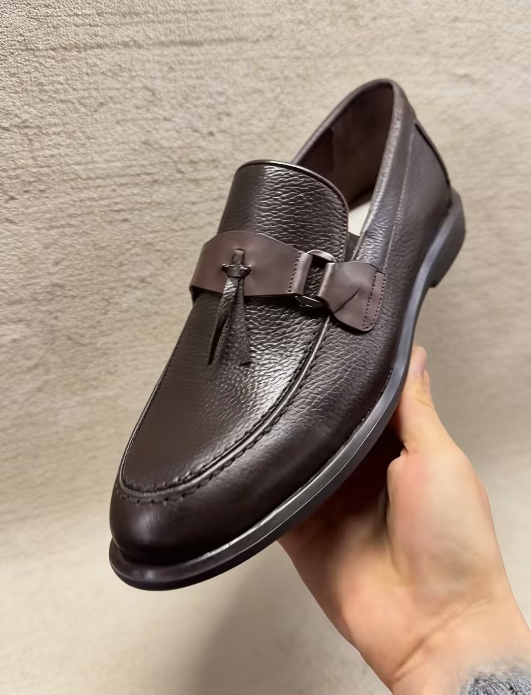 Men's soft leather loafers