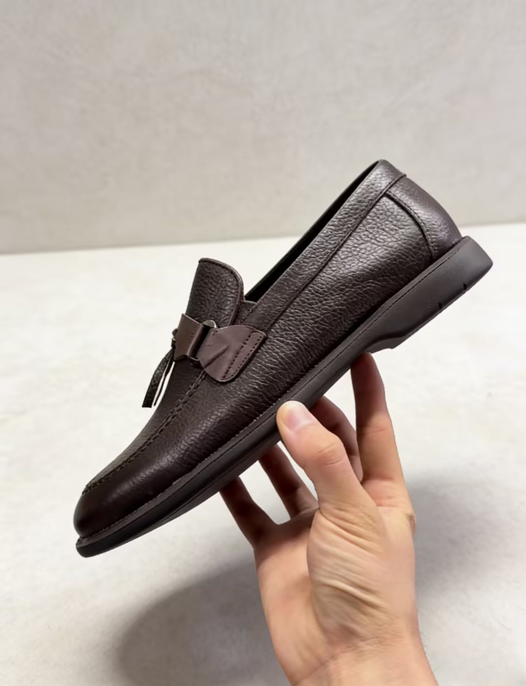 Men's soft leather loafers