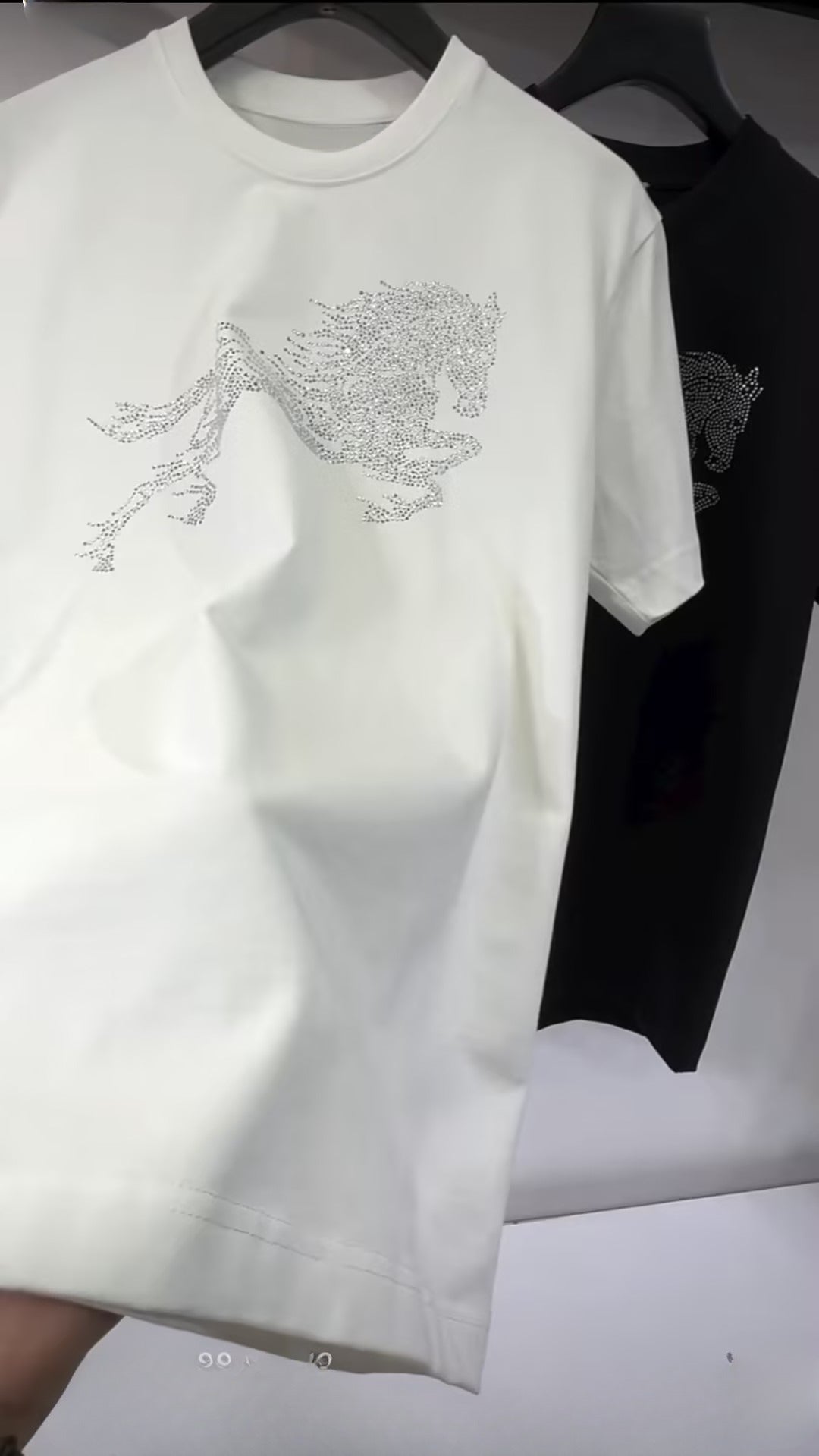 Men's Horse Rhinestone T-shirt