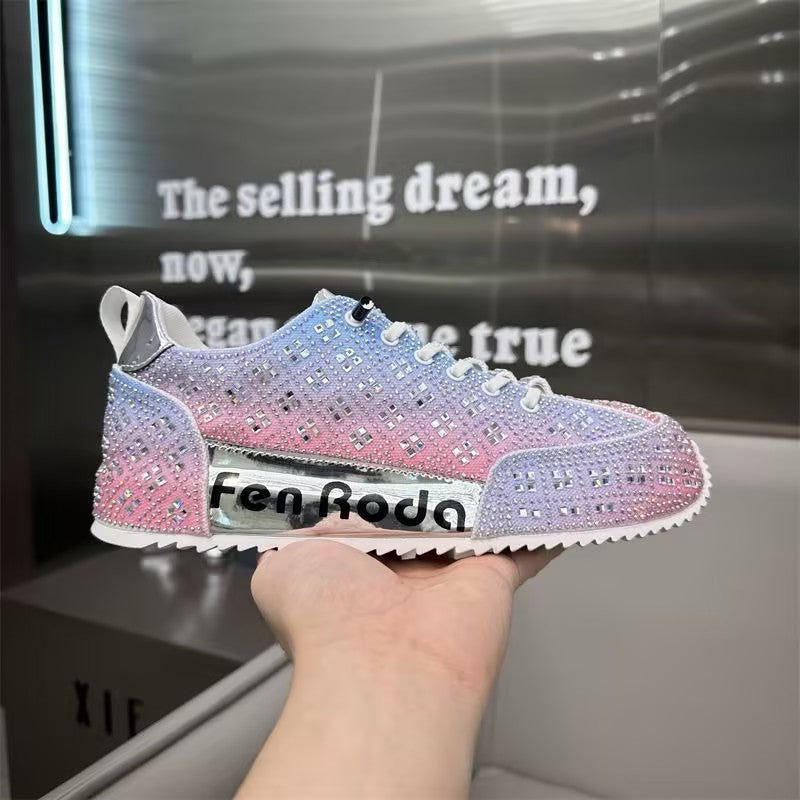 Men's Rhinestone Slip-on Shoes