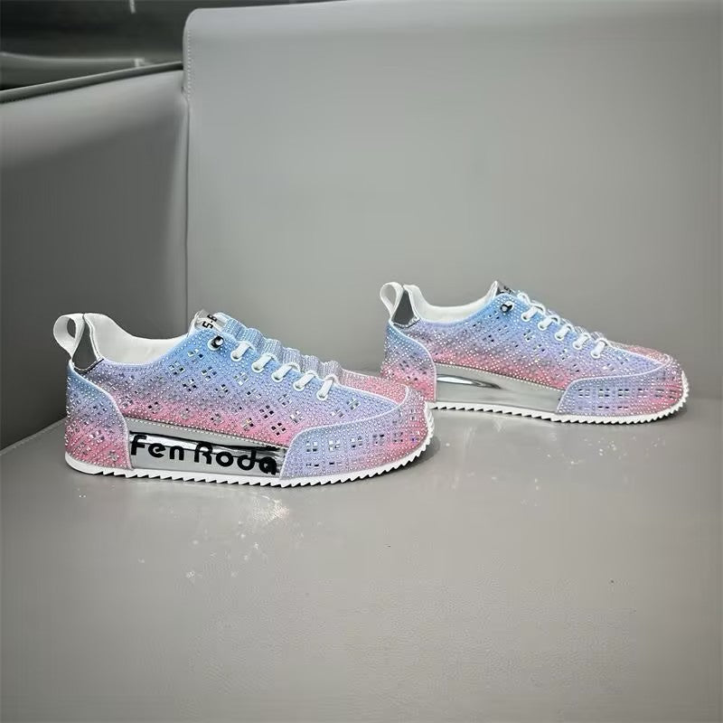 Men's Rhinestone Slip-on Shoes