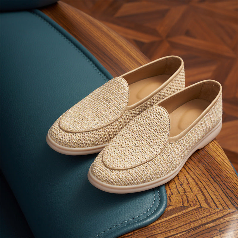 Men's Summer Woven Breathable Shoes