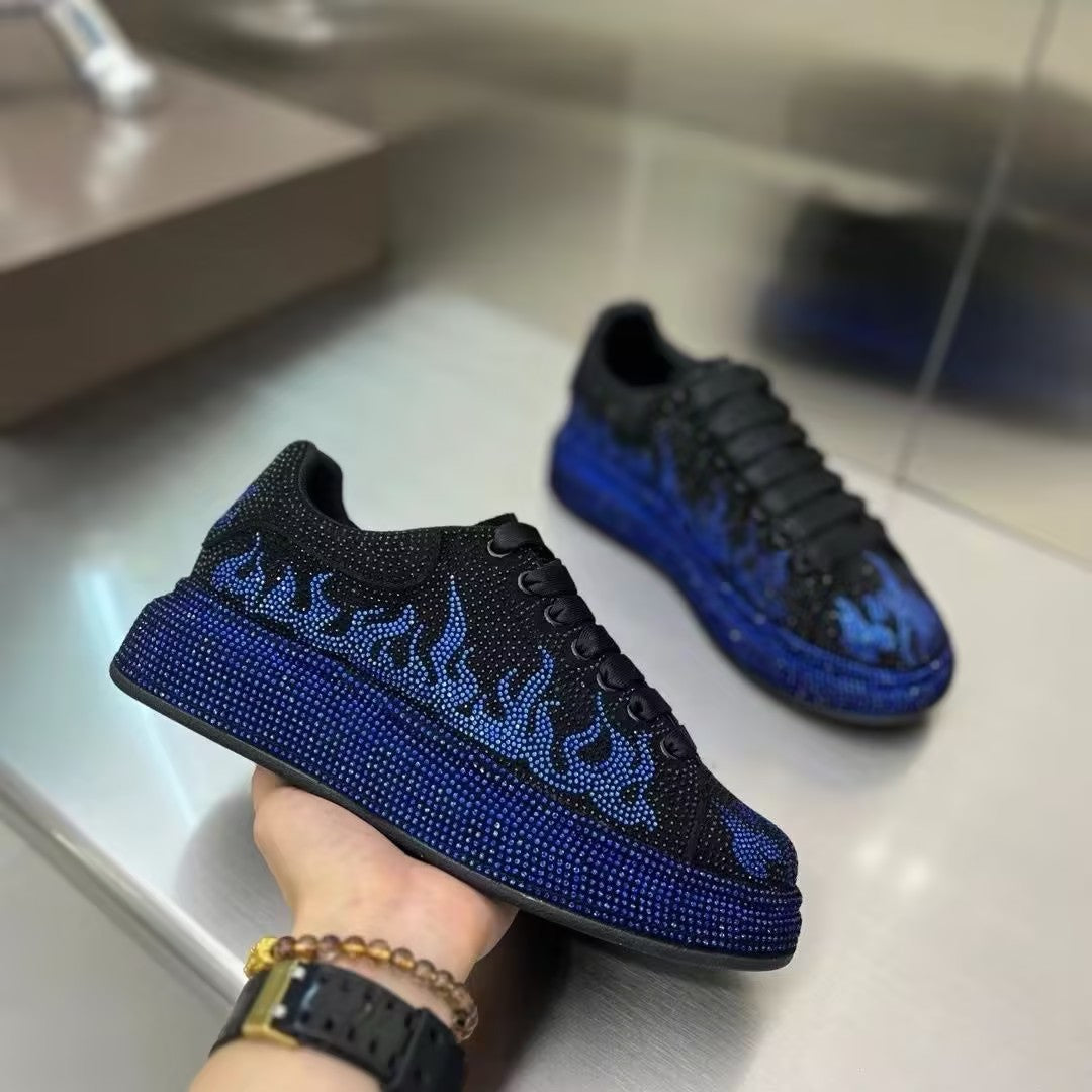 Men's Super Sparkling Rhinestone Casual Shoes