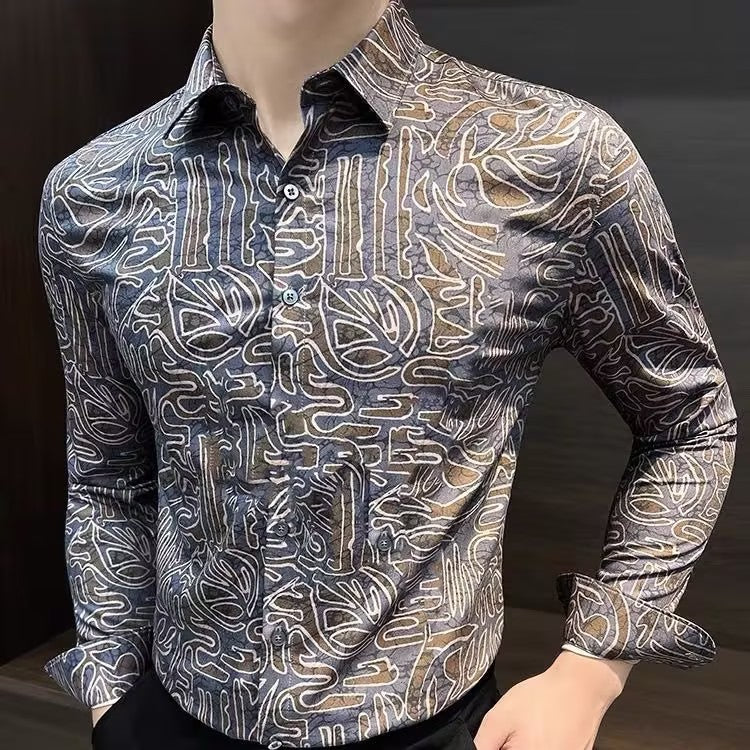 Men's Printed Casual Shirt