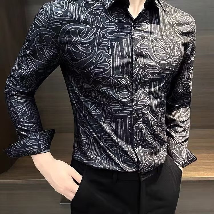 Men's Printed Casual Shirt