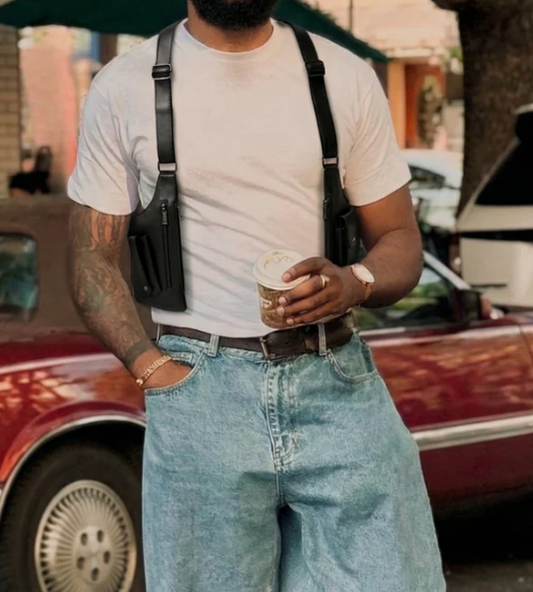 Men's vest-style backpack