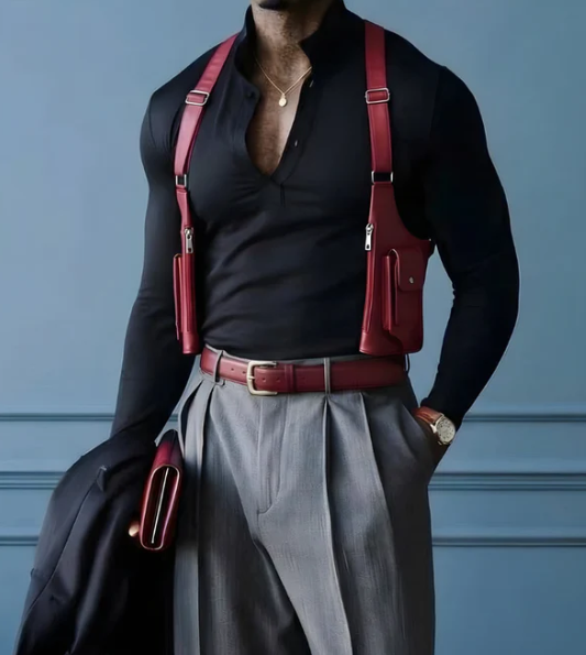 Men's vest-style backpack