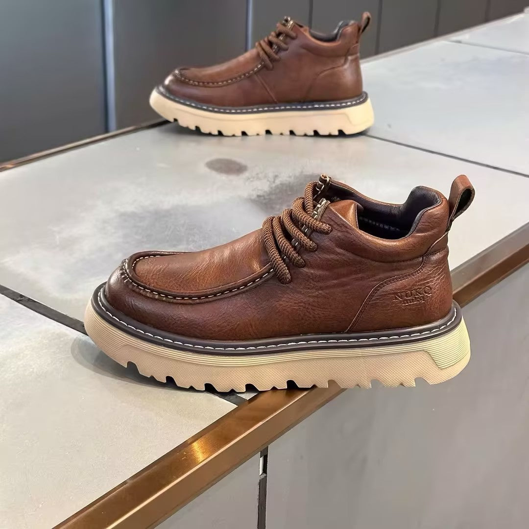 Men's platform comfortable Martin boots