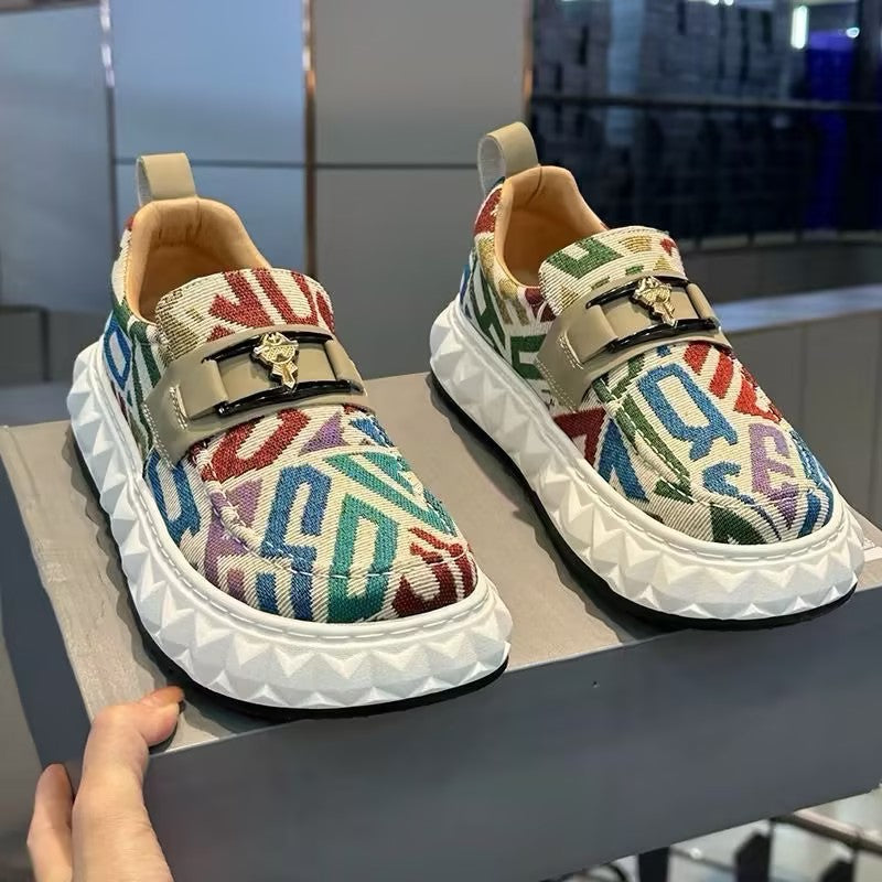 Men's Printed Comfort Slip-On Shoes