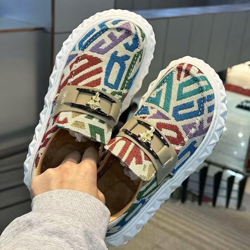 Men's Printed Comfort Slip-On Shoes