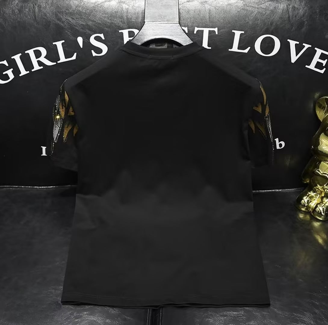 Men's Rhinestone Casual T-shirt