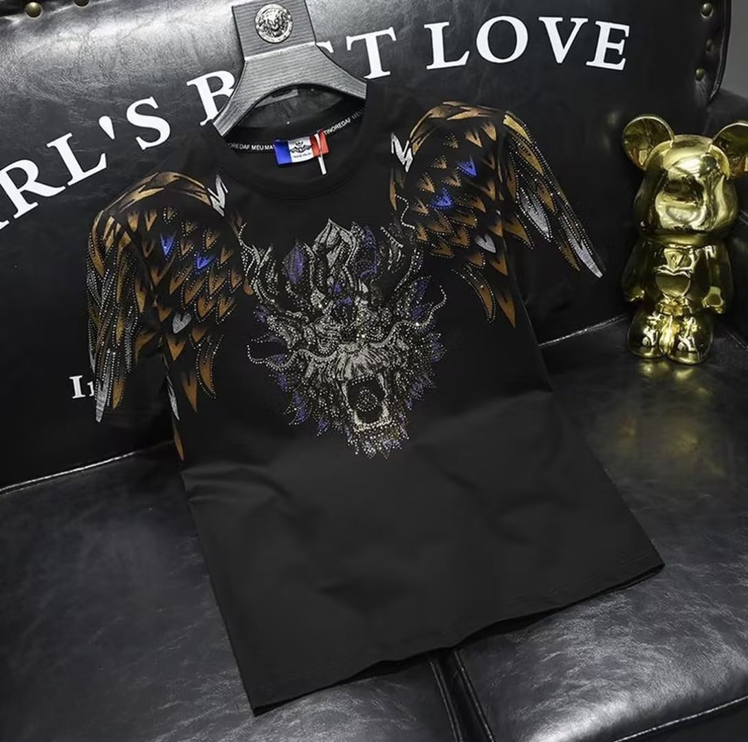 Men's Rhinestone Casual T-shirt