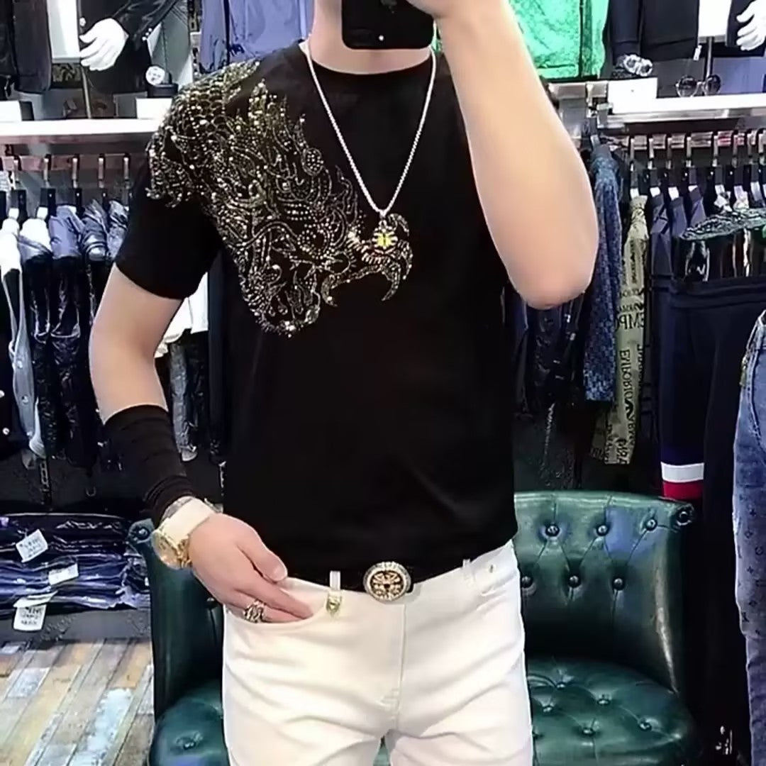 Men's Dragon Glitter T-shirt