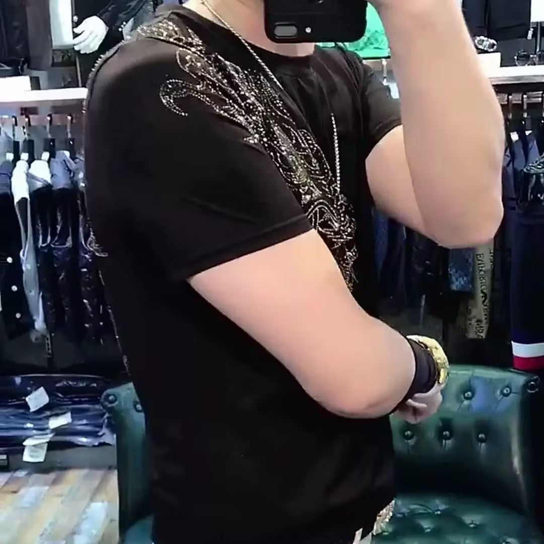 Men's Dragon Glitter T-shirt