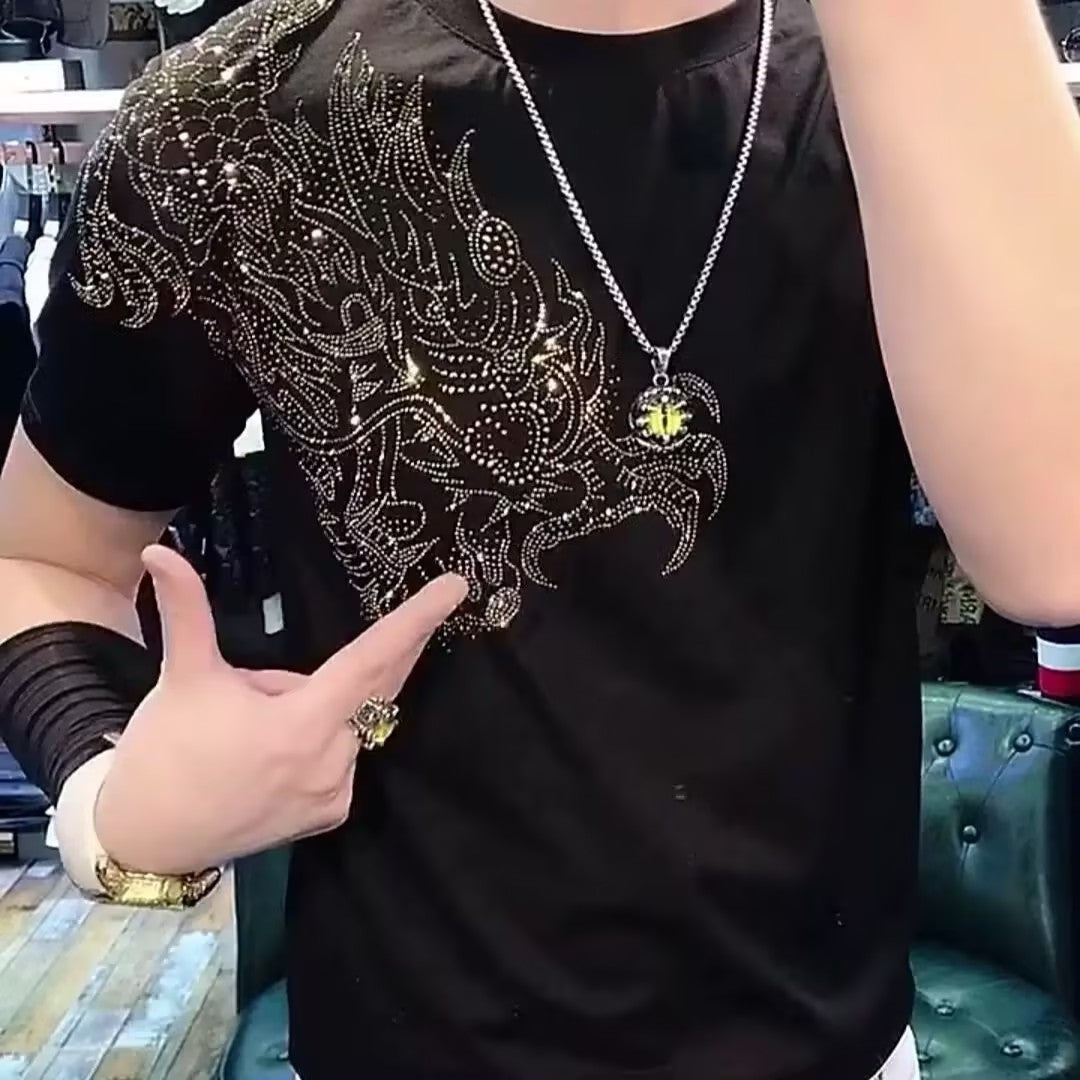 Men's Dragon Glitter T-shirt