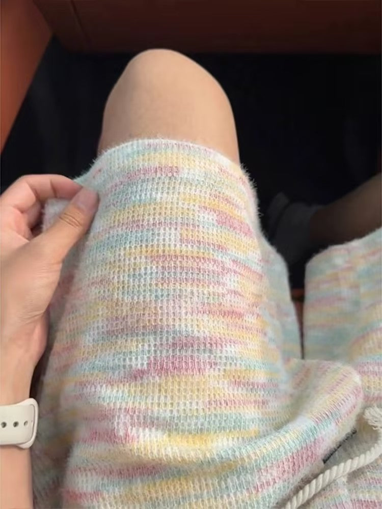 Men's Colorful Furry Shorts