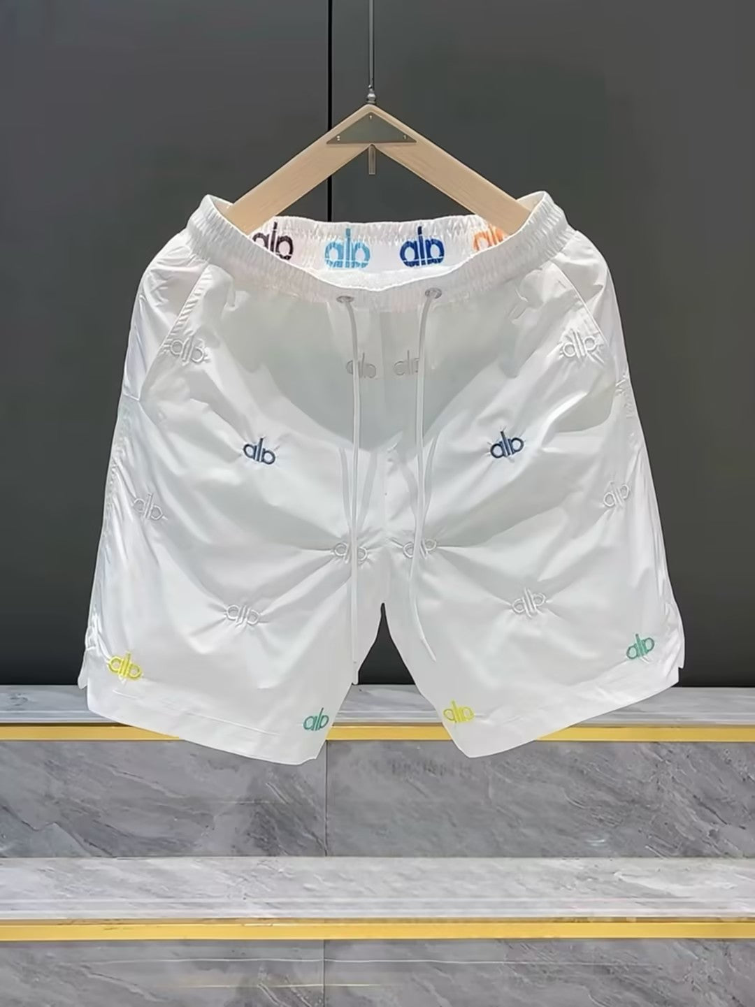 Men's Summer Colorful Letter Shorts