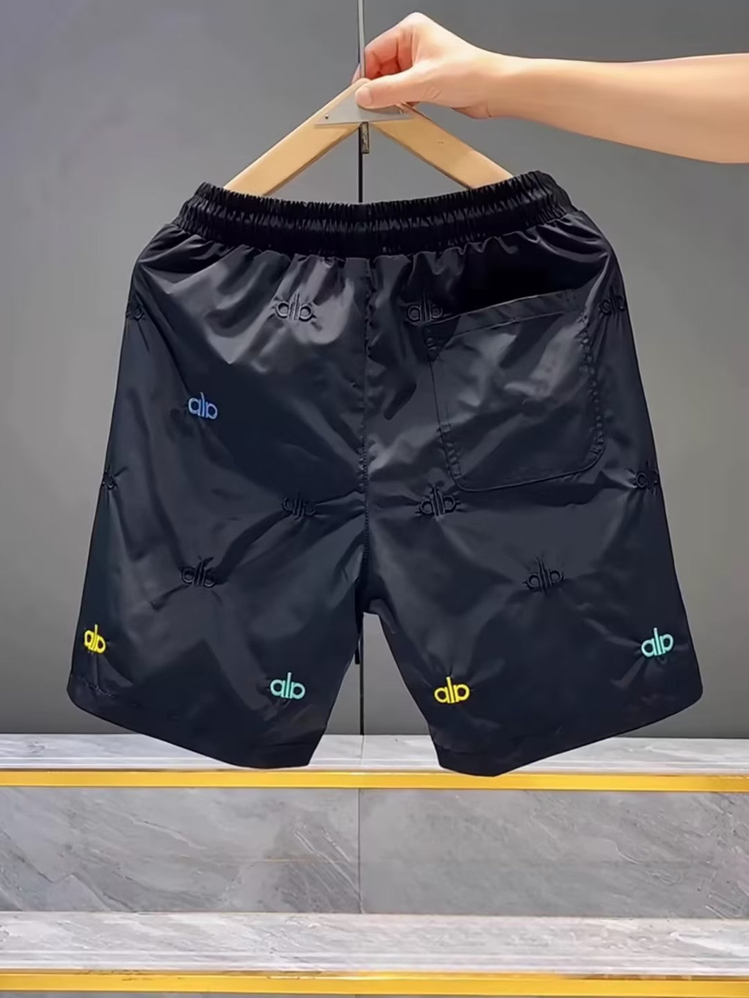 Men's Summer Colorful Letter Shorts