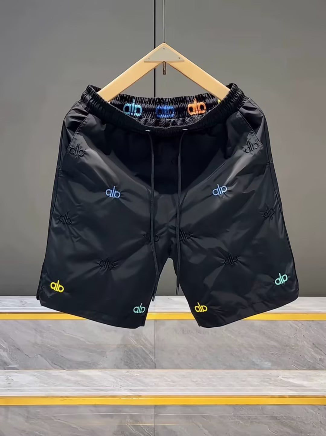 Men's Summer Colorful Letter Shorts
