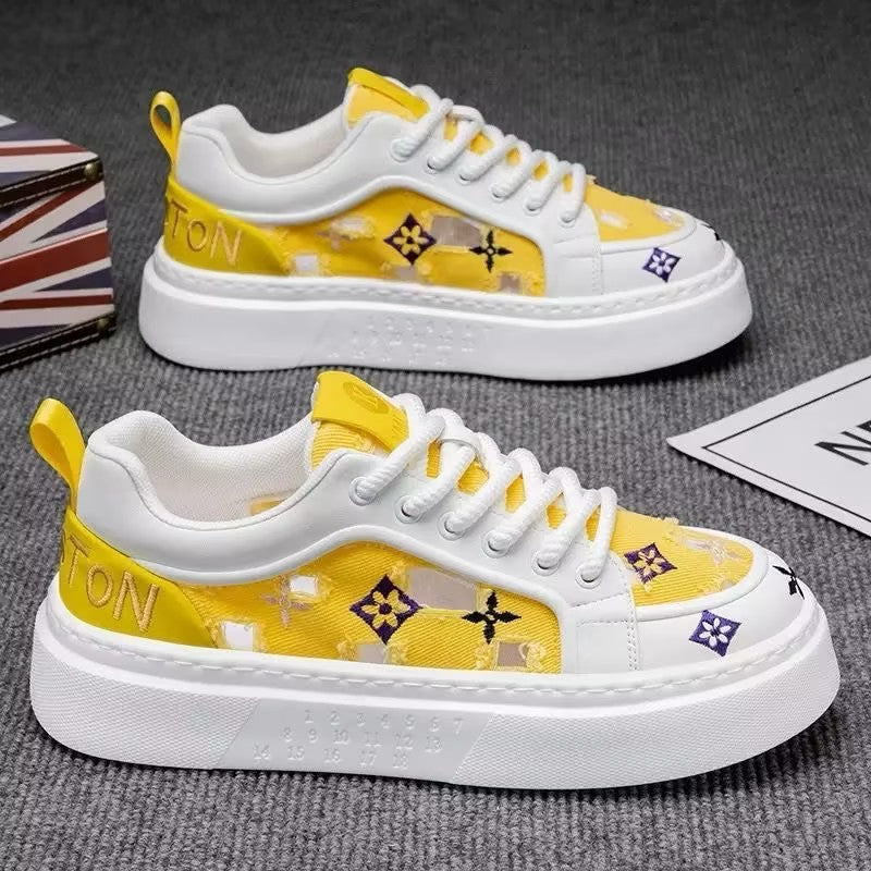Men's Embroidered Breathable Casual Shoes
