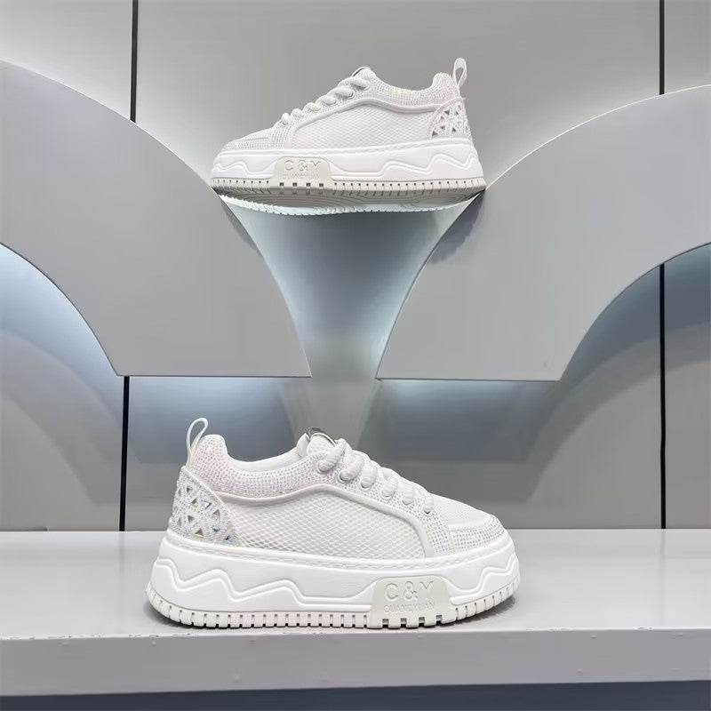Men's Rhinestone Mesh Breathable Casual Shoes