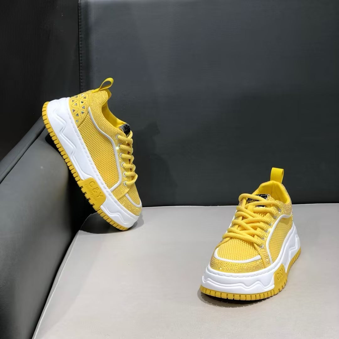 Men's Rhinestone Mesh Breathable Casual Shoes