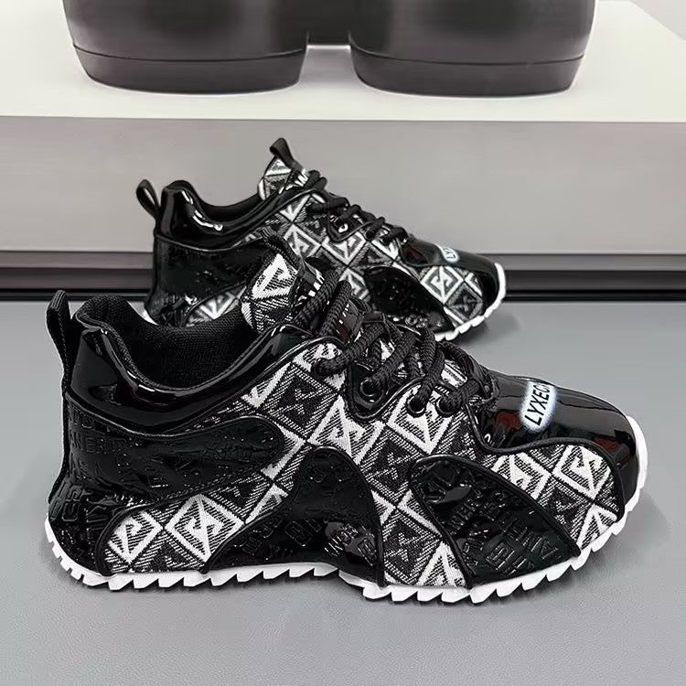 Men's Embroidered Trendy Sneakers