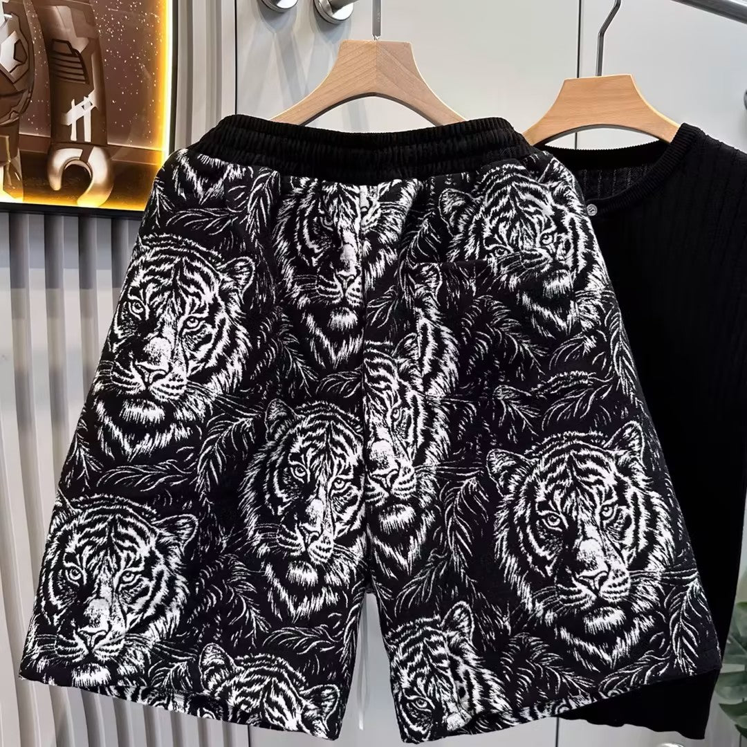 Men's Tiger Print Shorts