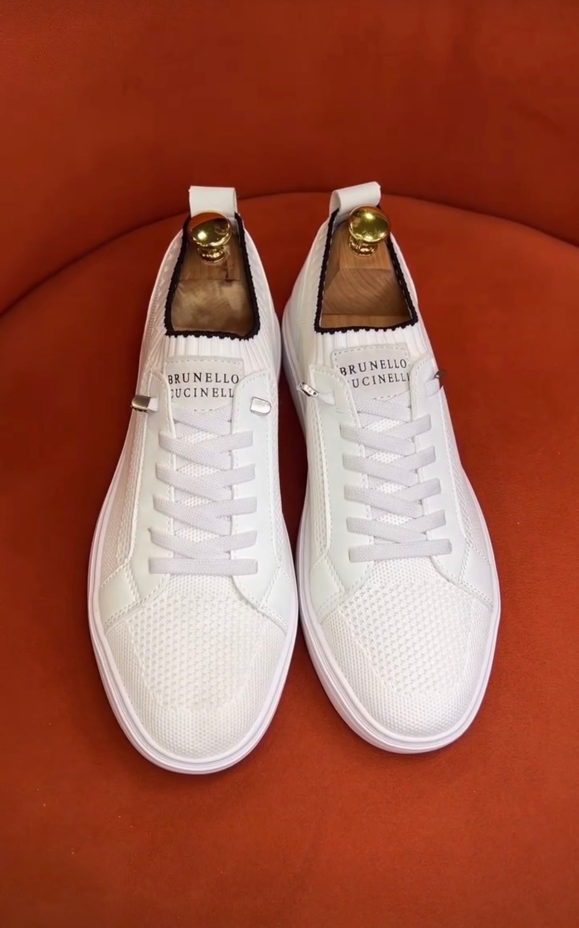 Men's elastic slip-on shoes