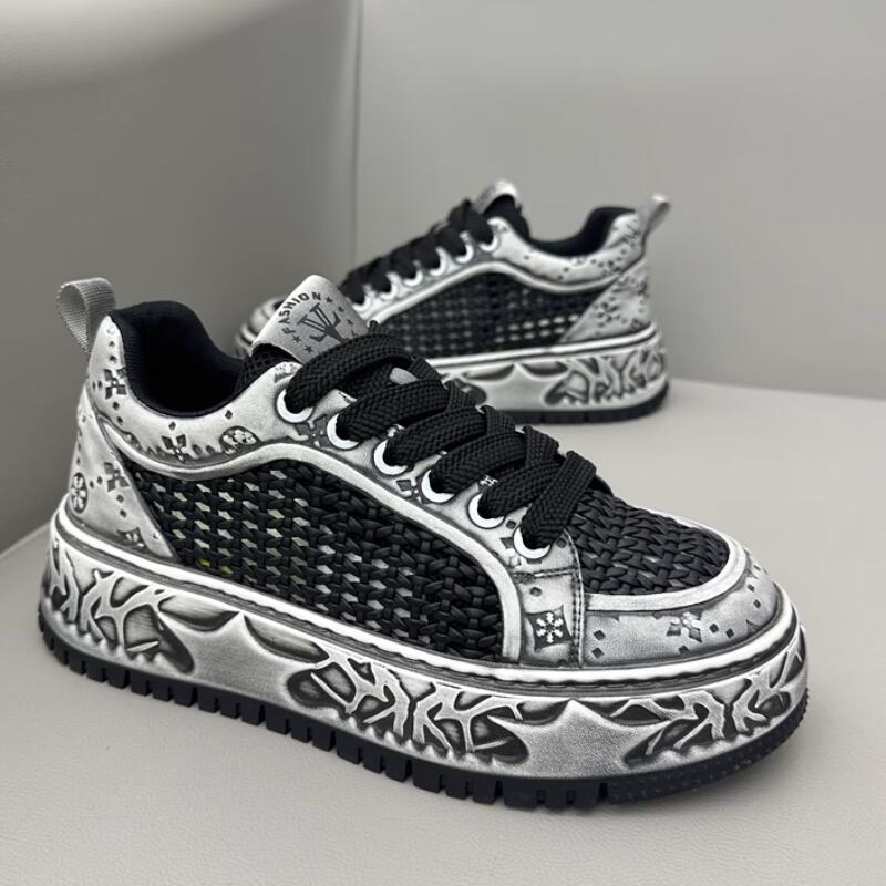 Men's openwork breathable shoes